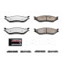 PowerStop Z36-1066 PowerStop - Z36 Truck and SUV Carbon-Fiber Ceramic Brake Pads with Hardware Kit