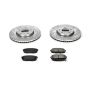 PowerStop K5837 Z23 Daily Driver Carbon-Fiber Ceramic Brake Pad and Drilled & Slotted Rotor Kit