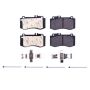 PowerStop ESP1482 EuroStop ECE-R90 Certified Brake Pad Set