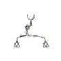 AWE Tuning 3020-42044 Audi C7 / C7.5 S7 4.0T Track Edition Exhaust - Chrome Silver Tips
