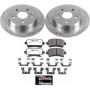 PowerStop K5531-26 Z26 Street Performance Ceramic Brake Pad and Drilled & Slotted Rotor Kit