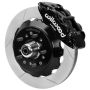 Wilwood 140-15982 70-81 FBody/75-79 A&XBody FNSL6R Frt Brk Kit 12.88in Rtr Blk Caliper Use w/ Pro Drop Spindle