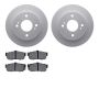 Dynamic Friction 4502-67080 Rotor Kit