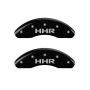 MGP Front set 2 Caliper Covers Engraved Front HHR Black finish silver ch