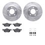 Dynamic Friction 7512-99486 Rotor Kit