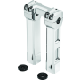 Kuryakyn 6134 8inch Billet Handlebar Risers Chrome