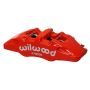 Wilwood 120-13438-RD Caliper-Forged Dynapro 6 5.25in Mount-Red-R/H 1.38/1.00/1.00in Pistons .81in Disc