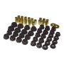 Prothane Nissan Rear Control/Radius Arm/Lower Link Bushings - Black