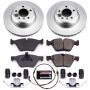 PowerStop CRK6578 Genuine Geomet Coated Rotor and Carbon-Fiber Ceramic Brake Pad Kit