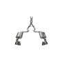 CORSA Performance 14337 Corsa 2015-2017 Ford Mustang GT 5.0 3in Cat Back Exhaust Polish Quad Tips (Sport)