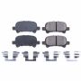 PowerStop 17-828 PowerStop - Z17 Low-Dust Ceramic Brake Pads with Hardware