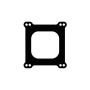 Cometic Gasket C5263-188 Cometic Holley 4 Barrel 4150 Style .188in Fiber Carburetor Gasket - 3.770in x 3.880in - Open Plenum