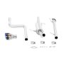 Mishimoto MMEXH-FIST-14BT 14-16 Ford Fiesta ST 1.6L 2.5in Stainless Steel Cat-Back Exhaust w/ Burnt Ti Tips