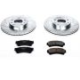 PowerStop K199 Z23 Daily Driver Carbon-Fiber Ceramic Brake Pad and Drilled & Slotted Rotor Kit
