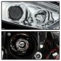 SPYDER 5086457 Projector Headlights - Sequential Turn Signal Light Bar - Chrome
