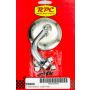 RACING POWER CO-PACKAGED RPCR6608 Chrome Steel Peep Mirror w/Short Arm 3in