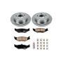 PowerStop KOE1667 OE Stock Replacement Low-Dust Ceramic Brake Pad and Rotor Kit