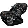 SPYDER 5011190 Projector Headlights - LED Halo - Black