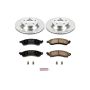 PowerStop KOE1517 OE Stock Replacement Low-Dust Ceramic Brake Pad and Rotor Kit