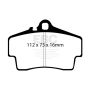 EBC Brakes DP21208 Greenstuff 2000 Series Sport Brake Pads