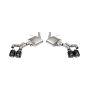 CORSA Performance 21319CF Corsa 22-25 Cadillac CT4 V Blackwing 3in Active Valve Axle-Back - 4.5in Carbon Fiber Polished Tip