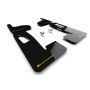Rally Armor MF18-UR-BLK/TS Black Mud Flap/Light Orange Logo