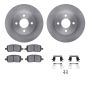 Dynamic Friction 6512-53022 Rotor Kit