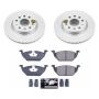PowerStop CRK6041 Genuine Geomet Coated Rotor and Carbon-Fiber Ceramic Brake Pad Kit