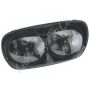 Letric Lighting 98-13 Glide Models LED Black Headlight & Housing with Dual 5.75'' Projector Lamps