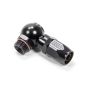 FRAGOLA FRG100008 #8 Banjo Hose Fitting Straight - Black