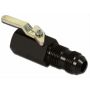 FRAGOLA FRG961006-BL #6 Shut off Valve Black Female Inlet/Male Outlet