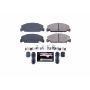 PowerStop Z23-273 PowerStop - Z23 Daily Driver Carbon-Fiber Ceramic Brake Pads with Hardware Kit
