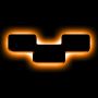 Oracle Lighting 3141-Y-005 Universal Illuminated LED Letter Badges - Matte Black Surface Finish - Y