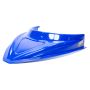 FIVESTAR FIV040-4114-CB MD3 Hood Scoop 3in Tall Curved Chevron Blue
