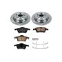 PowerStop KOE5196 OE Stock Replacement Low-Dust Ceramic Brake Pad and Rotor Kit