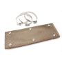 Design Engineering 10454 Pipe Shield Titanium 4in x 12in