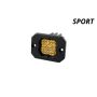 Diode Dynamics DD6473S Stage Series C1 LED Pod Sport - Yellow Flood Flush ABL Each