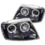 SPYDER 5011145 Projector Headlights - LED Halo - Black