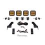 Diode Dynamics DD7273 Jeep JK SS5 4-Pod CrossLink Grille Lightbar Kit Pro - Yellow Combo