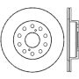 StopTech Sport Slotted 91-95 Toyota MR2 Cryo Rear Left Rotor