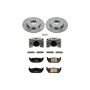 PowerStop KCOE3025 OE Stock Replacement Low-Dust Ceramic Brake Pad, Rotor and Caliper Kit