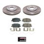 PowerStop SC8738 Semi-Coated Rotor and Low-Dust Ceramic Brake Pad Kit