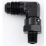 FRAGOLA FRG499162-BL #6 x 1/8 MPT 90 Deg Swivel Adapter Black