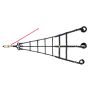 OMP RACING, INC. OMPNA0-1877 Racing Cage Net 3 Point Black