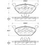 Stoptech 309.07680 Performance Brake Pads
