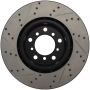 Stoptech 127.34058L Slotted & Drilled Sport Brake Rotor