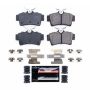 PowerStop Z23-627 PowerStop - Z23 Daily Driver Carbon-Fiber Ceramic Brake Pads with Hardware Kit