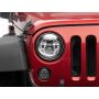 Raxiom 97-18 Jeep Wrangler TJ/JK Axial Series LED Daymaker Headlights- Chrome Housing (Clear Lens)