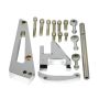 RACING POWER CO-PACKAGED RPCR6411 Chrome Alum BBC Alterna tor Bracket SWP