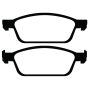 EBC Brakes DP43008R Yellowstuff Street And Track Brake Pads